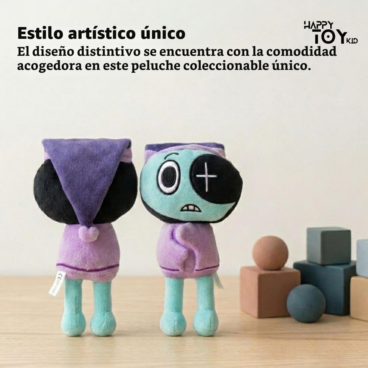 HappyToy Kid Juego de 8 peluches suaves \u2013 Bonitos personajes d...
