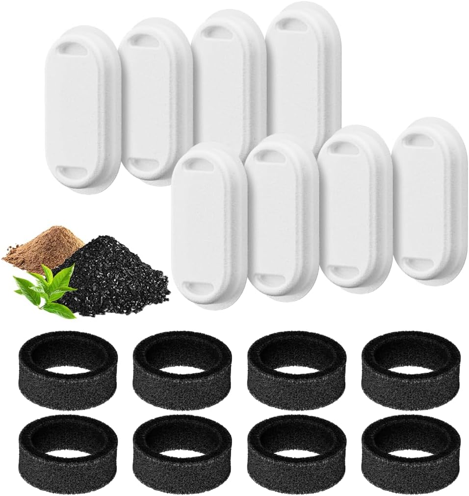 Filtros de fuente de agua para gatos, paquete de 16 filtros de repu...