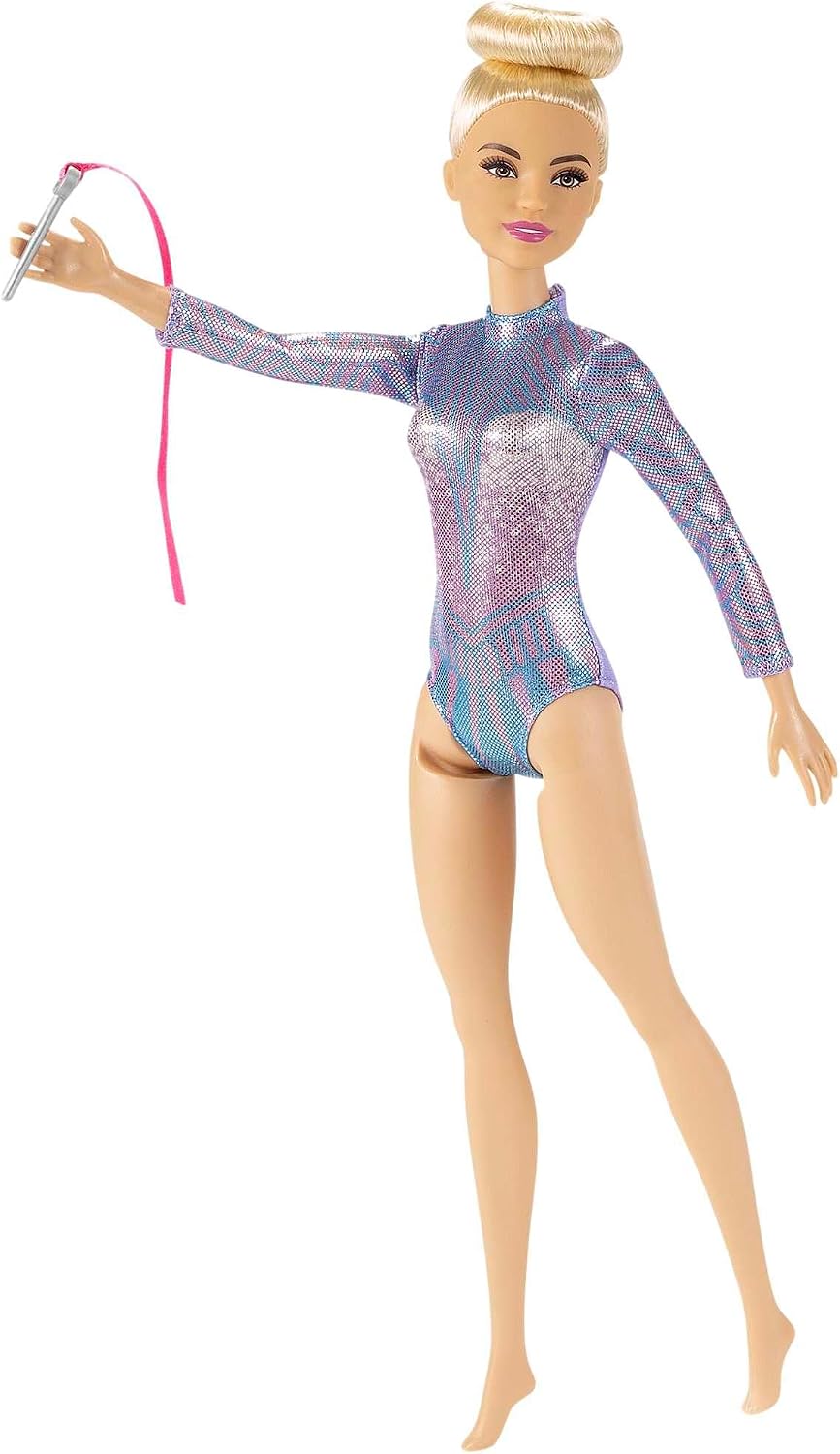 Muñeca Barbie Gimnasta Rítmica y accesorios temáticos | Muñeca de m...