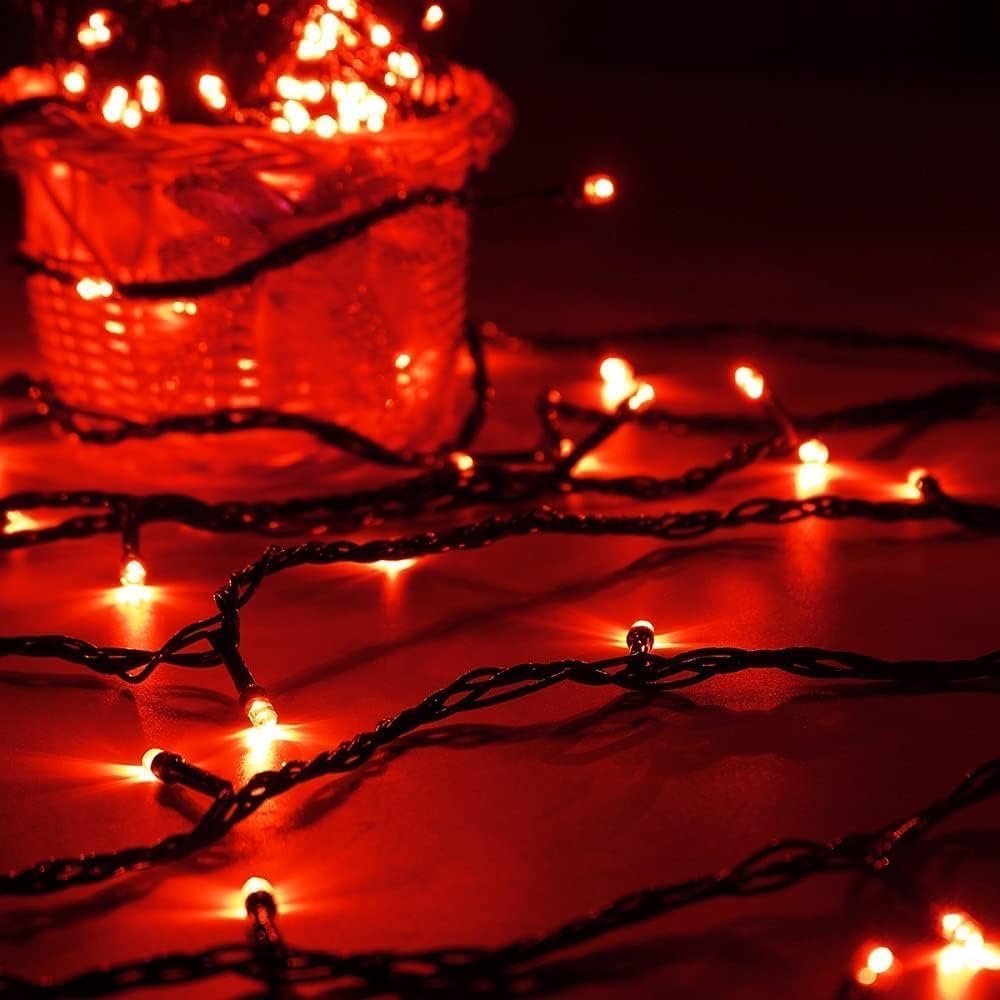 Tira de luces de Navidad conectables de 88 pies y 240 LED para exte...