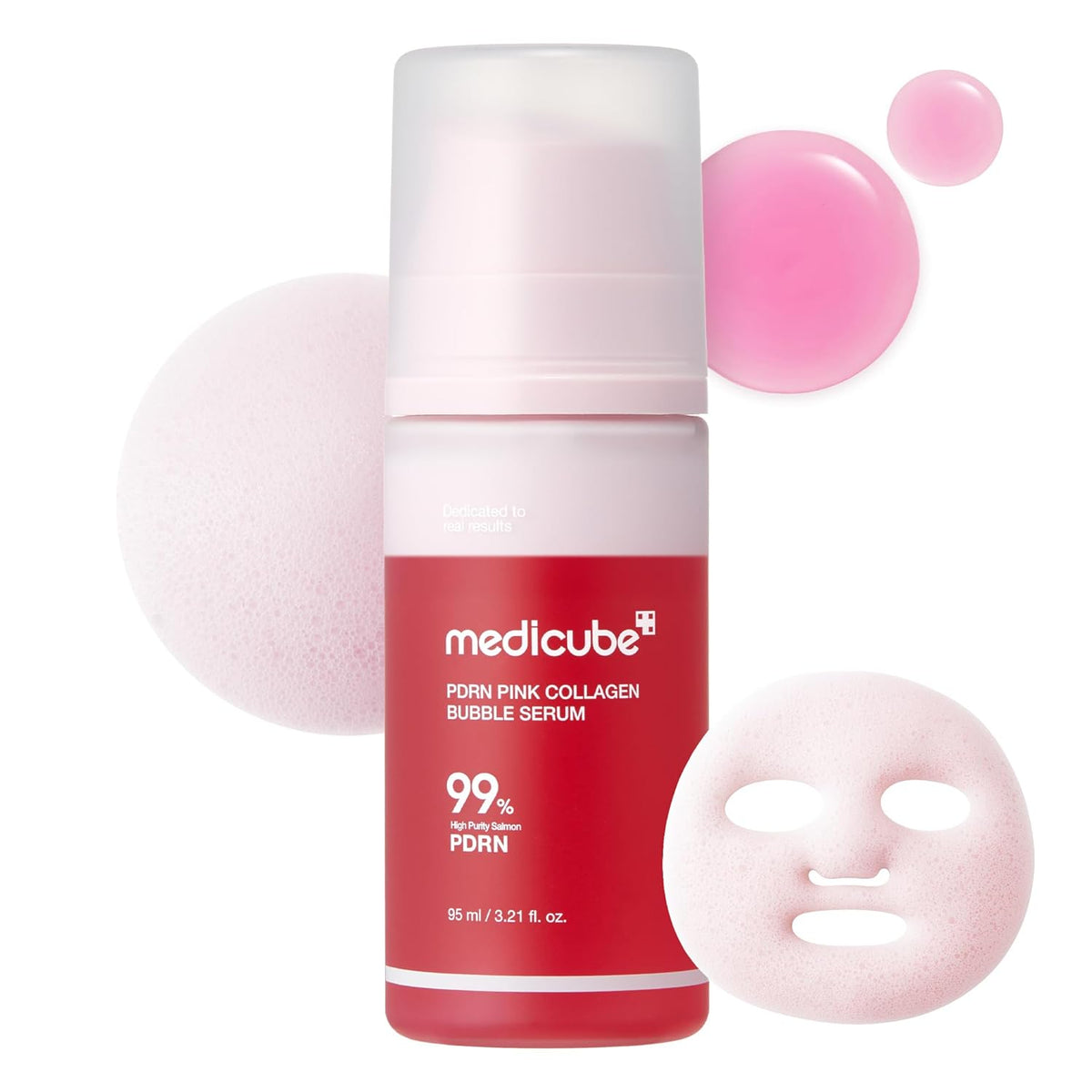 Medicube PDRN Pink Collagen Bubble Serum - Cuidado reafirmante de b...
