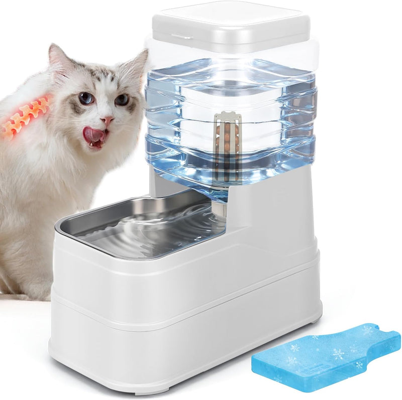 Dispensador automático de agua para mascotas de 1.1 galones, bebede...