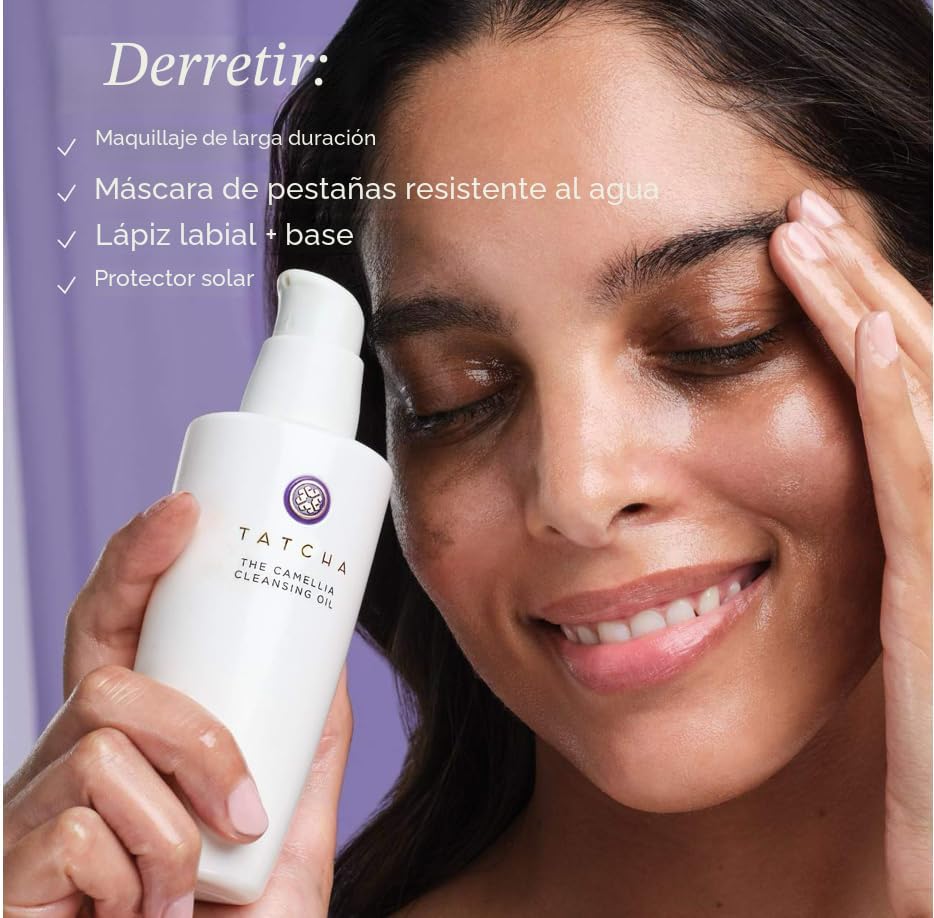 TATCHA Aceite limpiador puro de camelia en un solo paso | Aceite de...