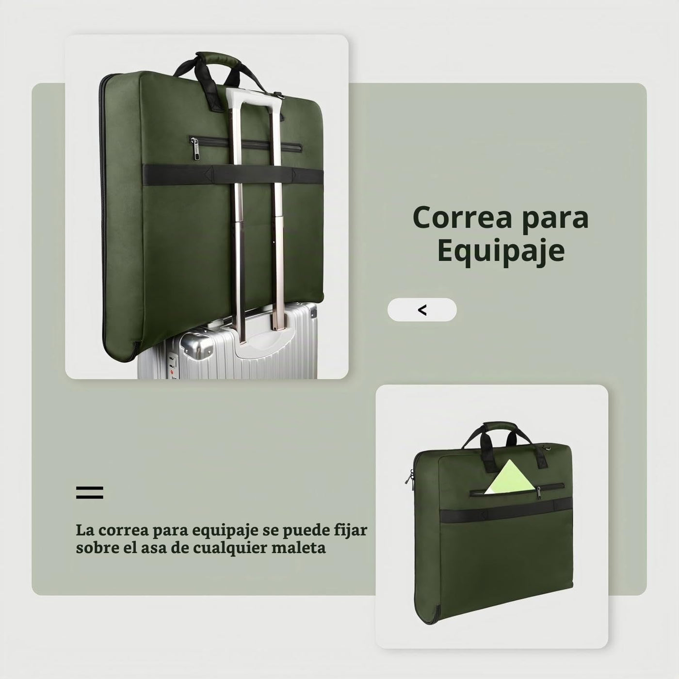 MATEIN Bolsa de Ropa para Viaje, Bolsa Grande Convertible de Equipa...
