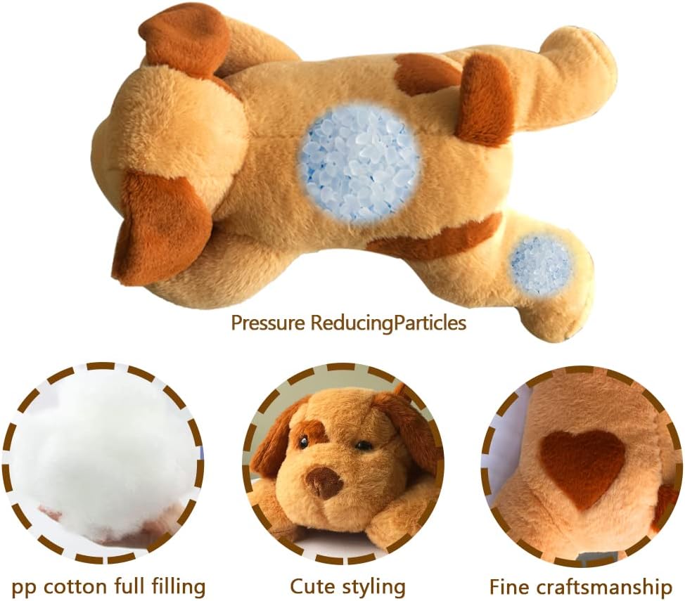 FoxVilla Animales de Peluche con Peso para Perros de 4 libras, Anim...