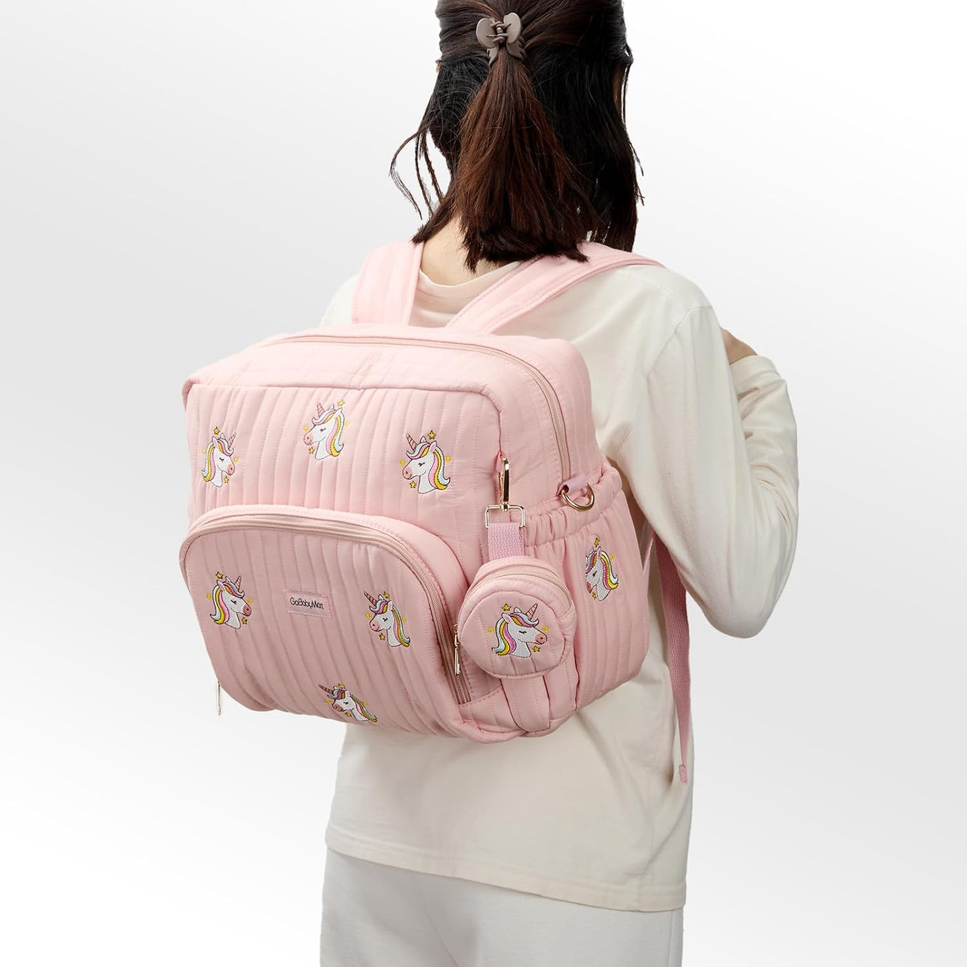 GOBABYMART Mochila para Pañales con Almohadilla Cambiadora - Bolsa...