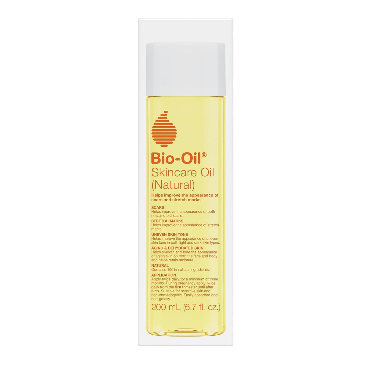 Suero de aceite corporal sin fragancia Bio-Oil para cicatrices y es...