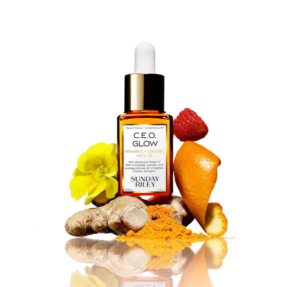 Sunday Riley - C.E.O. Glow - Aceite facial con vitamina C y cúrcuma