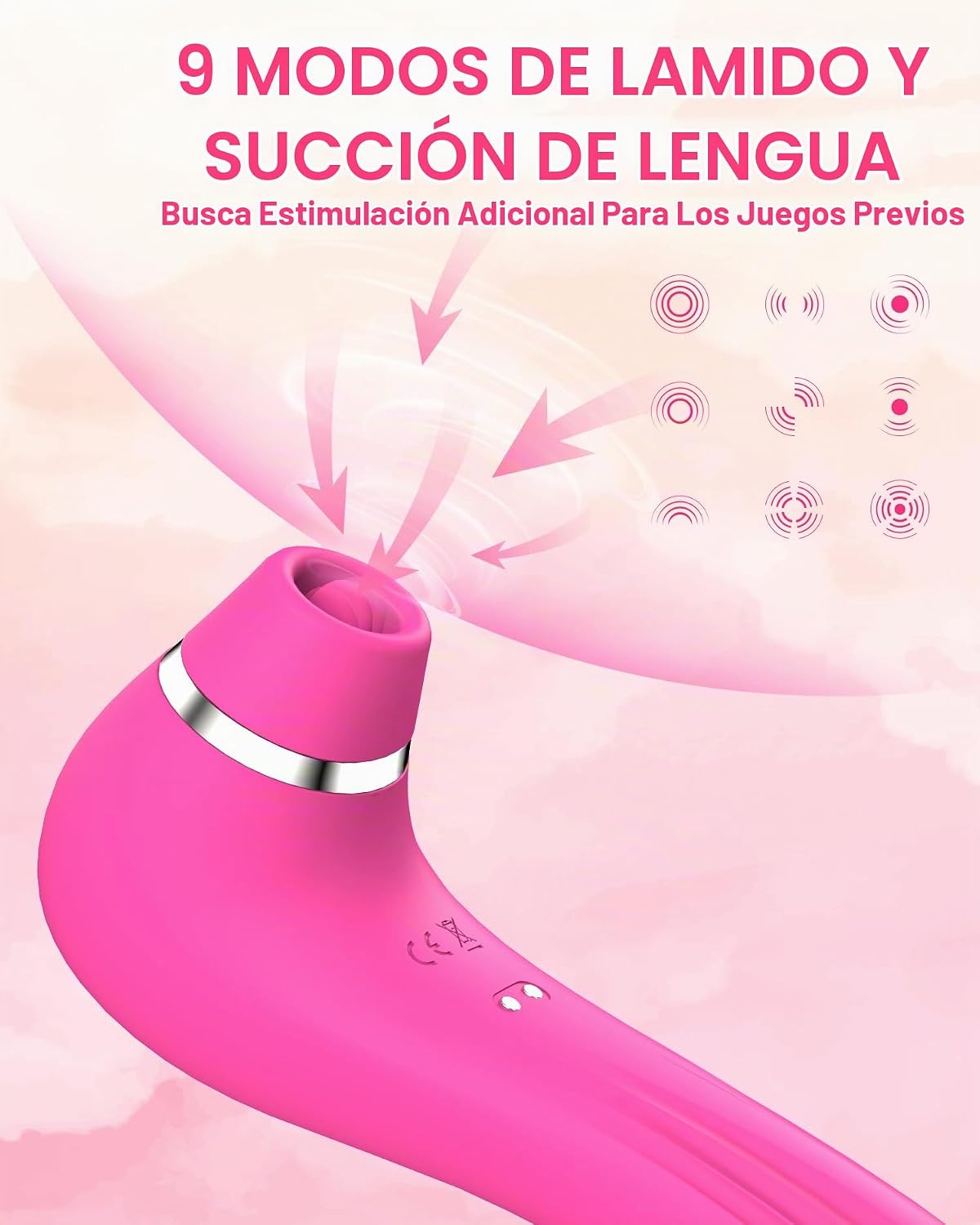 Vibrador de succión y lamido clitoral, juguete sexual para mujeres,...