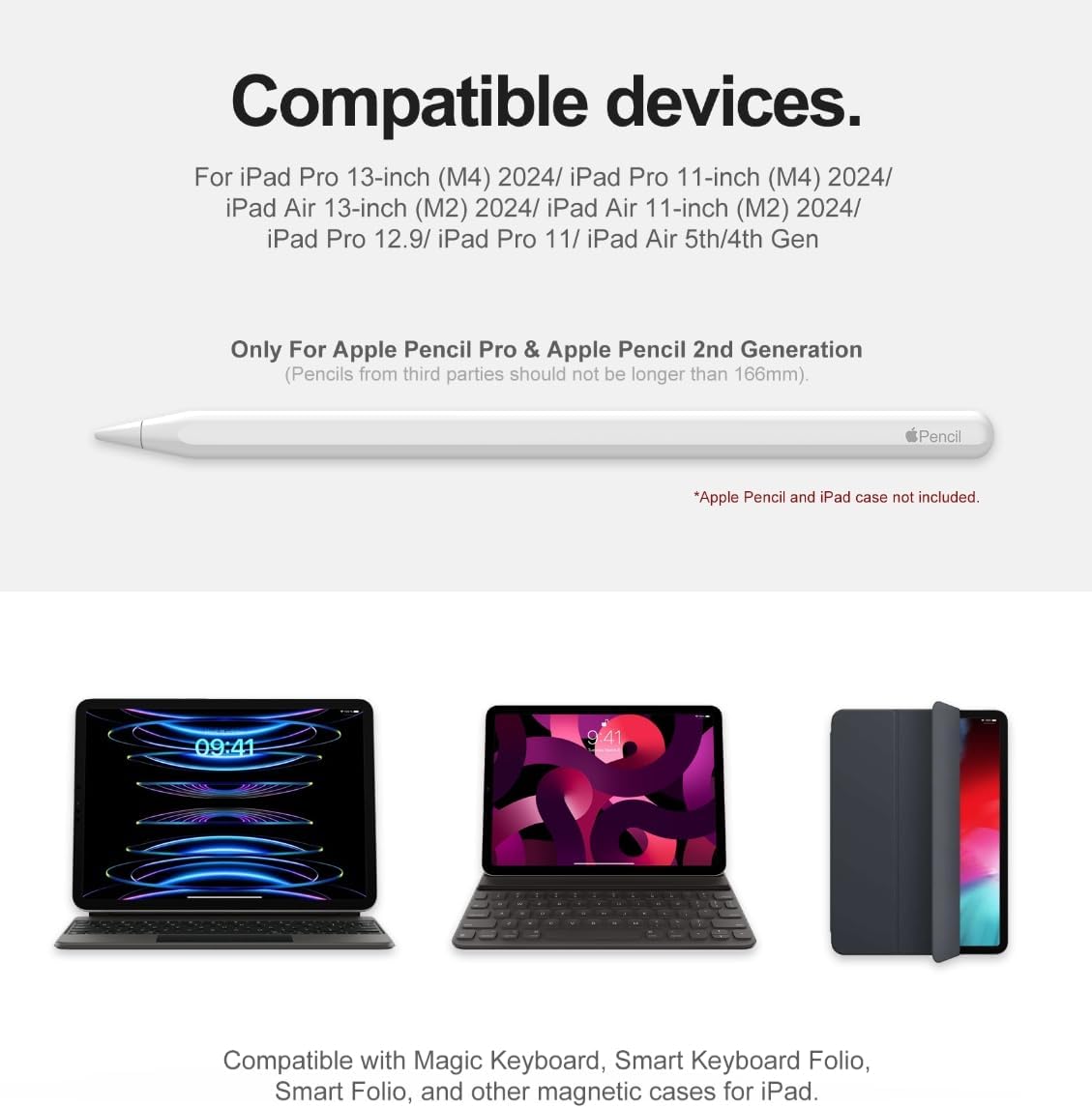 Dracool Soporte para lápiz para Apple Pencil Pro\/Apple Pencil de 2...