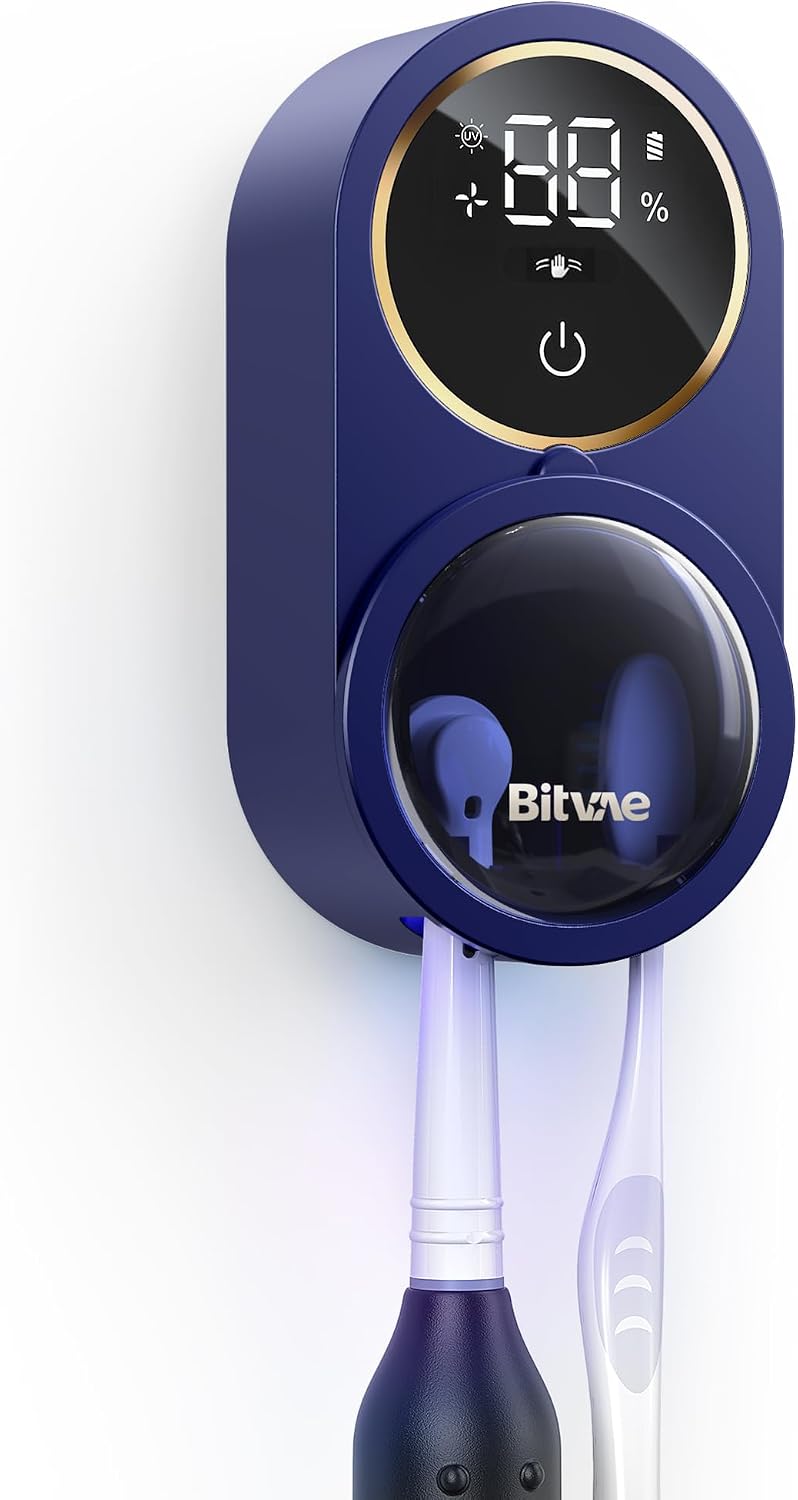 Bitvae - Soporte para cepillo de dientes mejorado para baño 2.0 con...