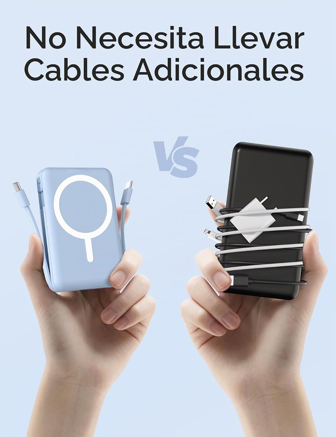 podoru para Magsafe Power Bank, cargador portátil magnético de 1000...