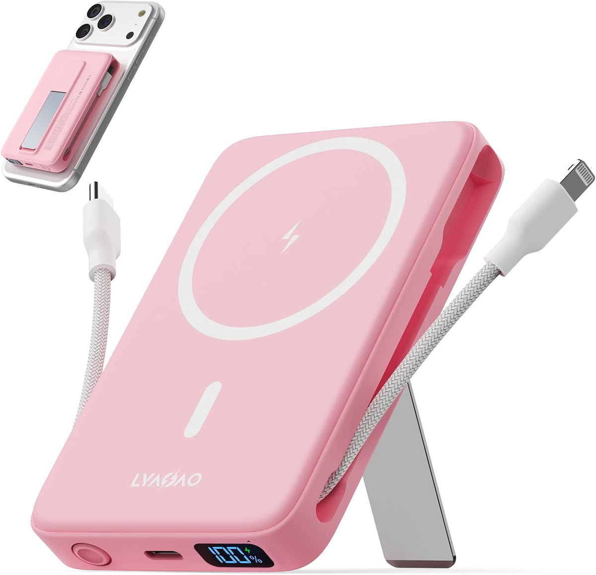 Cargador portátil magnético 10000mAh, banco de energía 22.5W con ca...