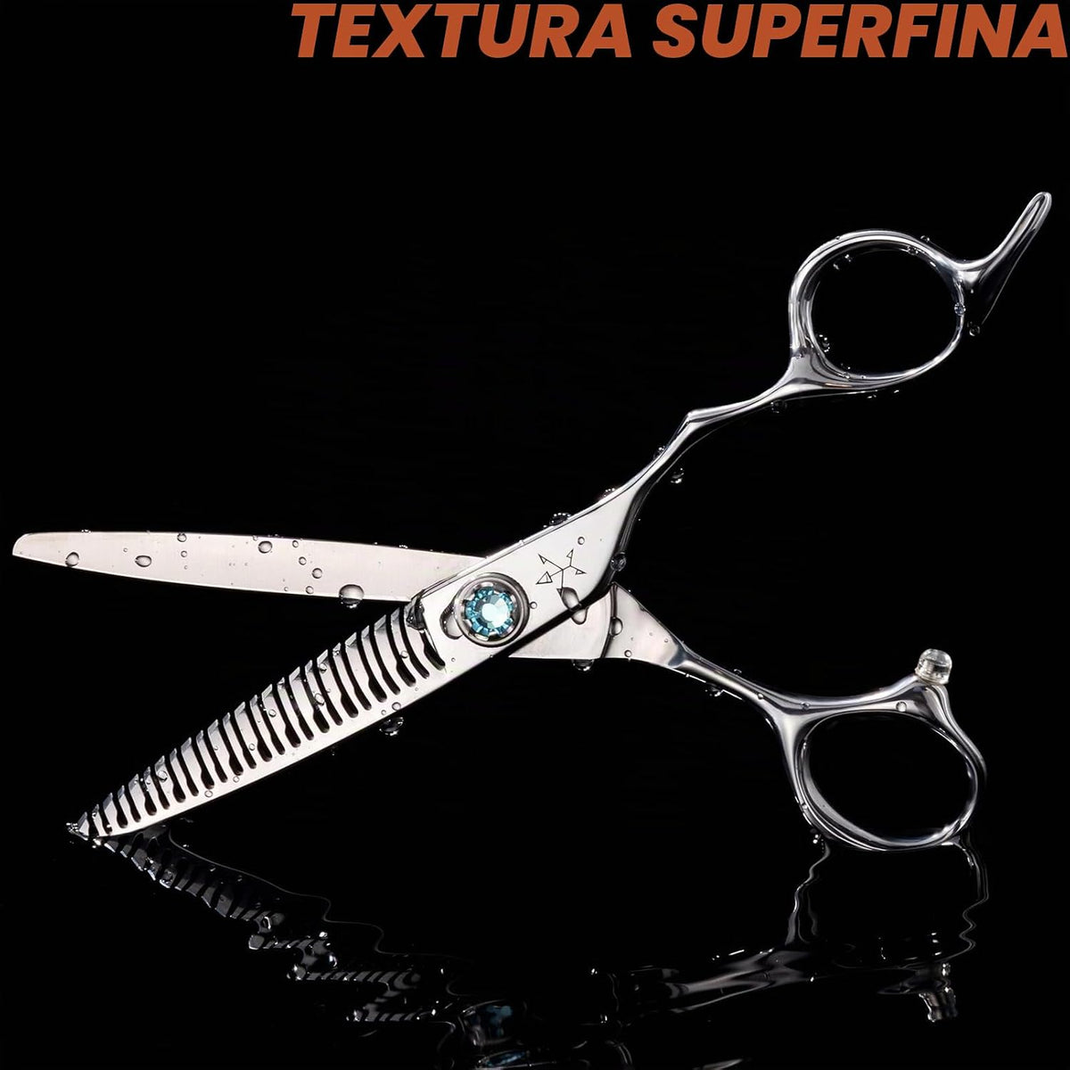 Fengliren Tijeras de adelgazamiento de corte de pelo profesional de...