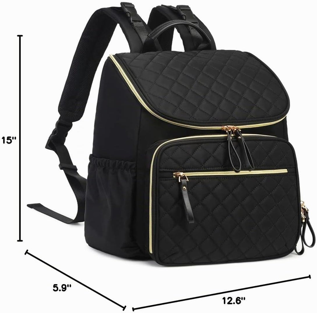 LORADI Mochila ligera para pañales, mediana | Clips para cochecito,...