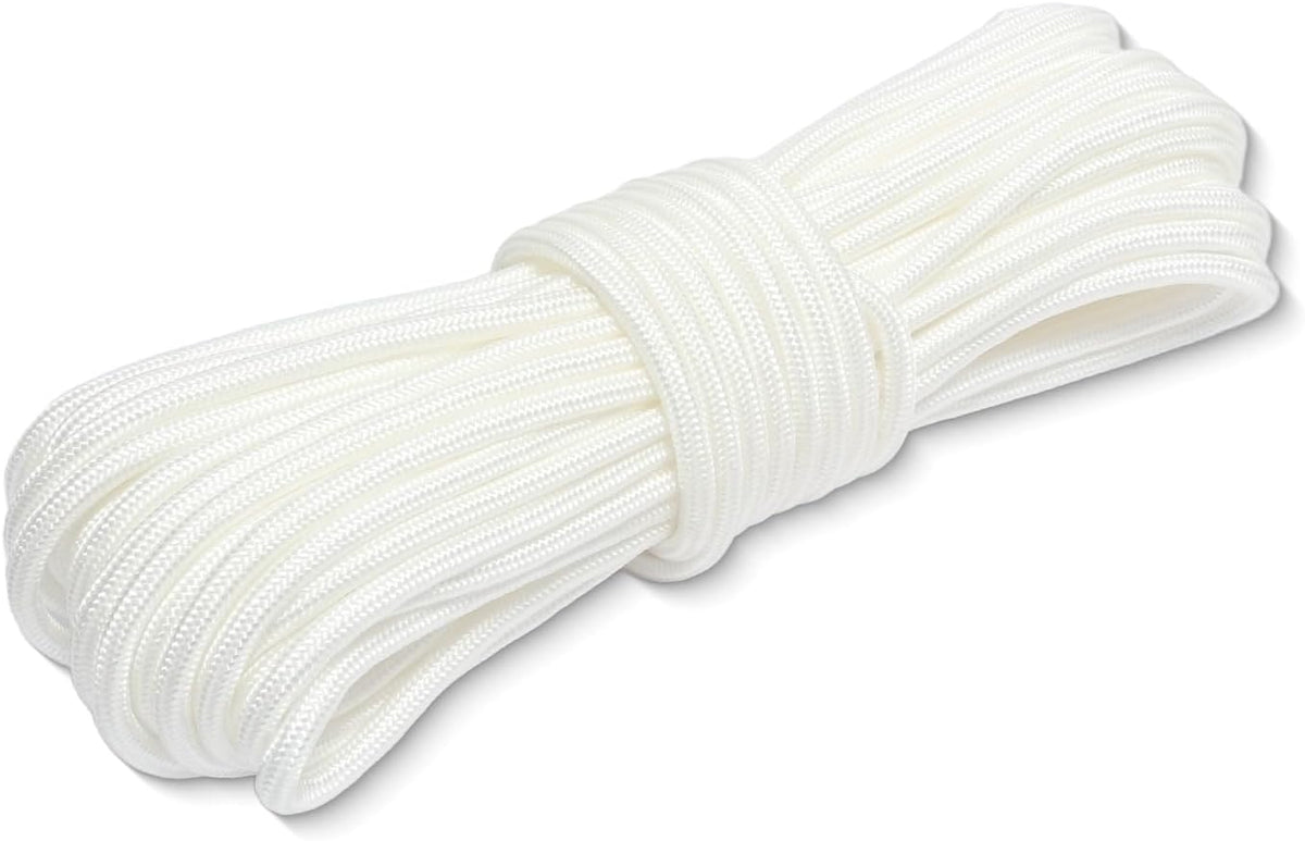 BRETANGME Cuerda de nailon de 1\/4 de pulgada × 50 pies para tended...