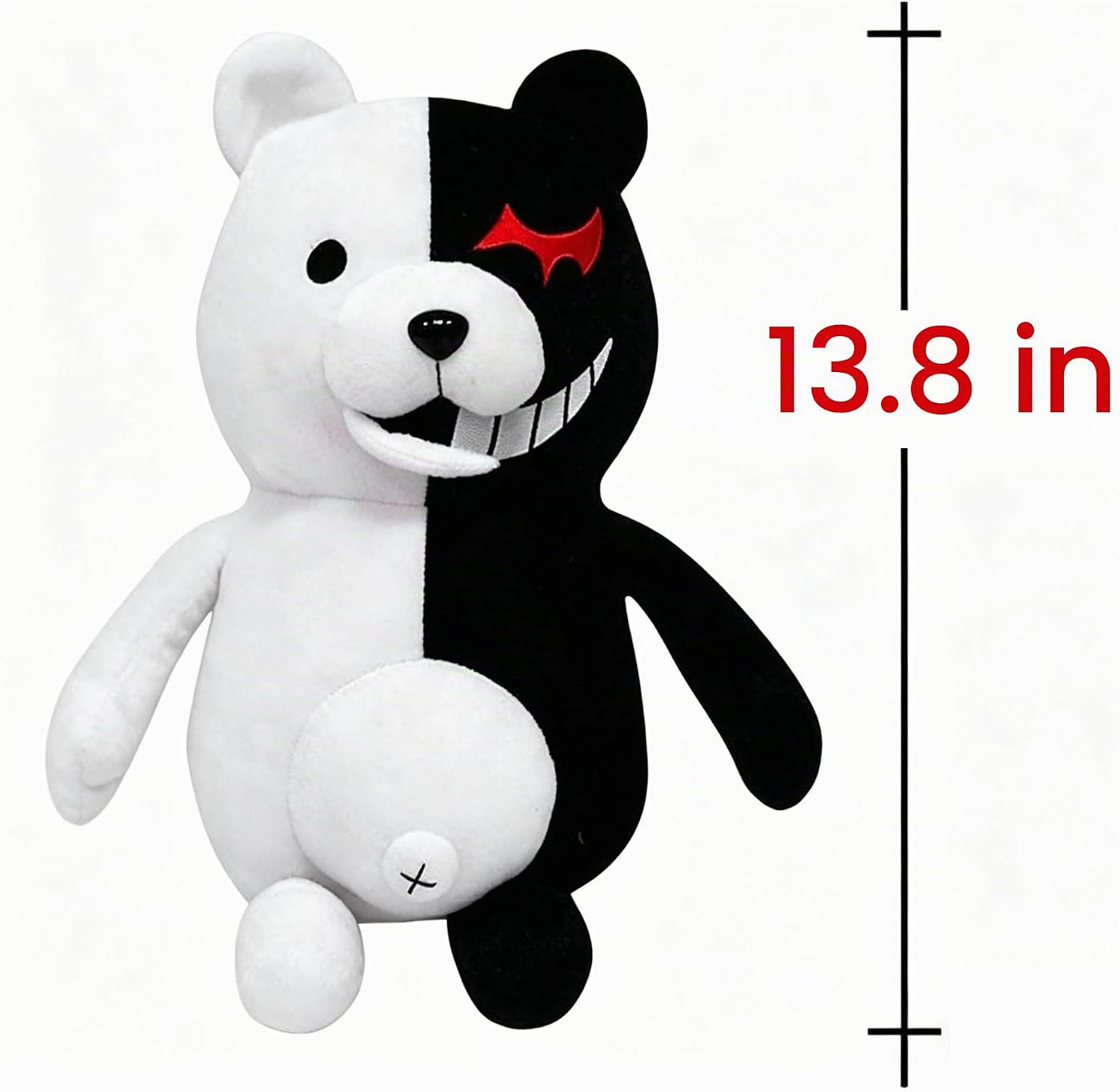 ROYAL WIND Muñeca Monokuma de anime de oso de peluche, color blanco...
