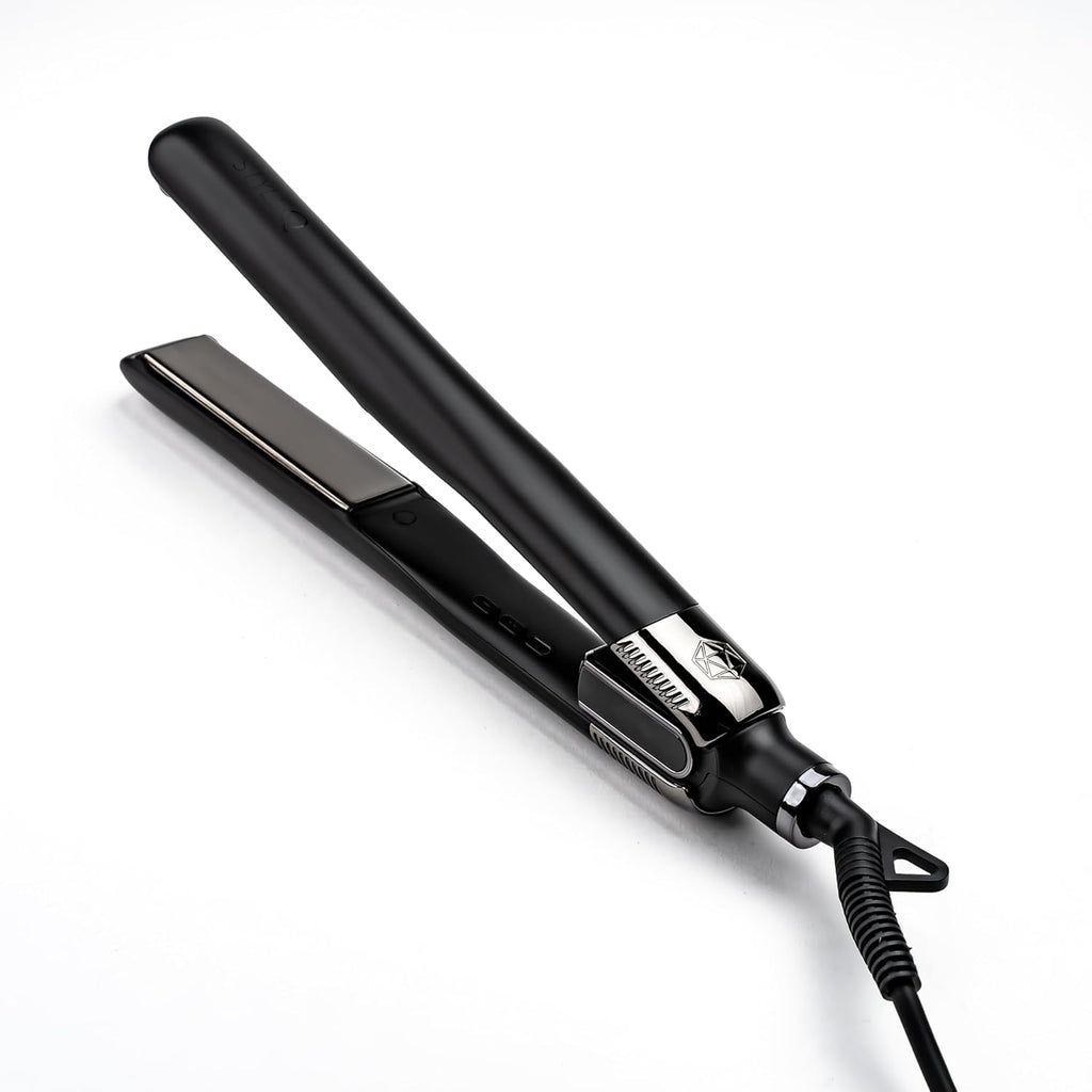 Plancha de pelo con plancha plana SRILabs StyleQ y terapia de luz r...
