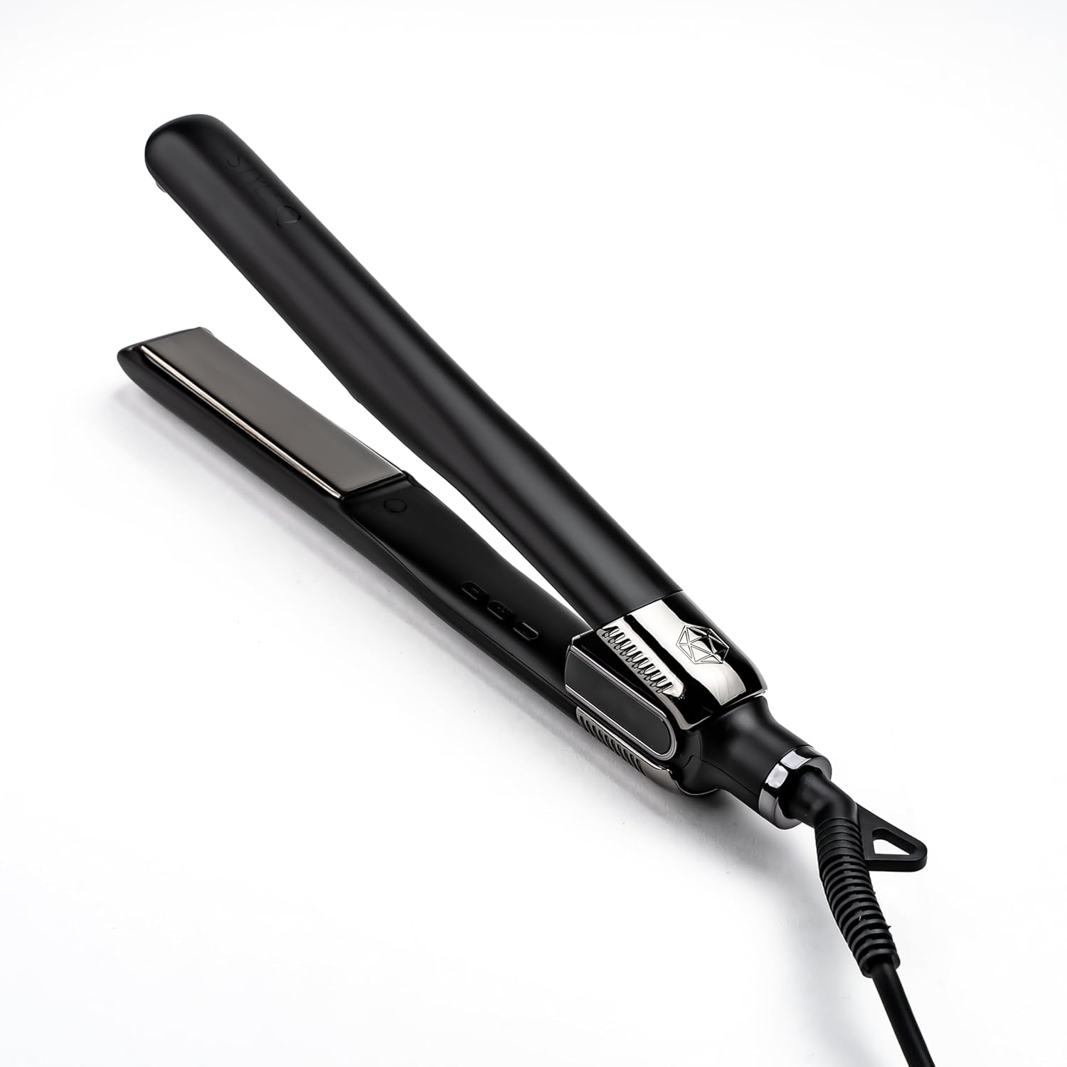 Plancha de pelo con plancha plana SRILabs StyleQ y terapia de luz r...