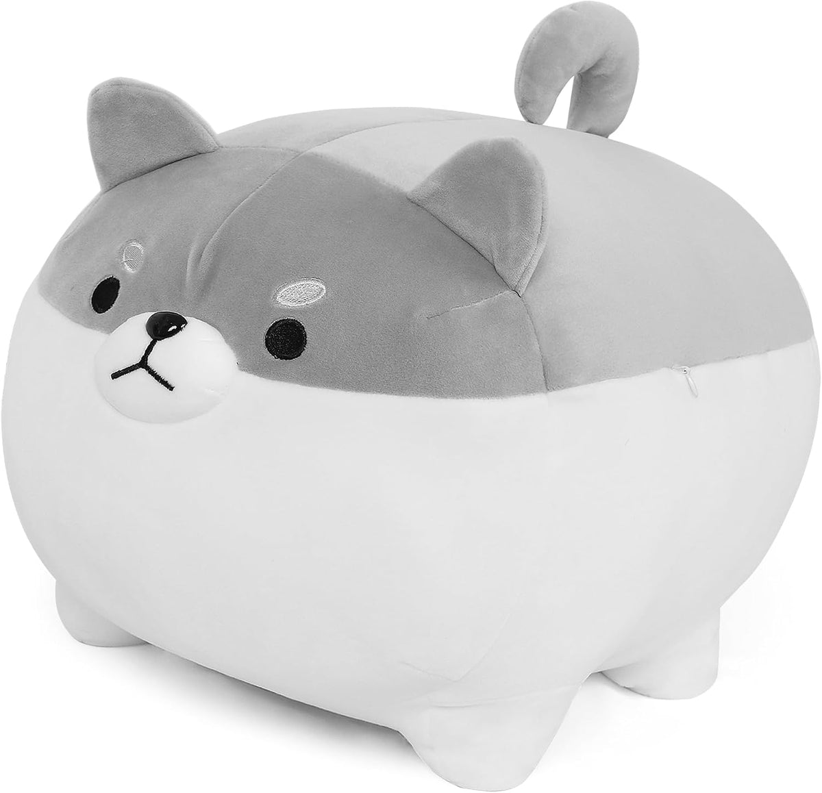 FLORVIV Almohada de peluche de perro gordo de 19.6" Shiba Inu,...