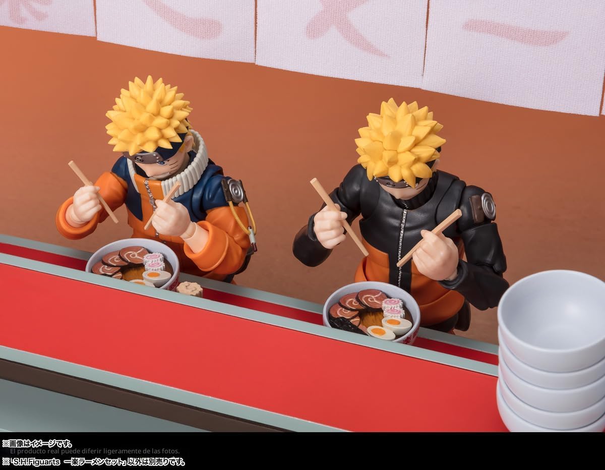 TAMASHII NATIONS - Naruto - Ichiraku Ramen Set S.H.Figuarts Figura...