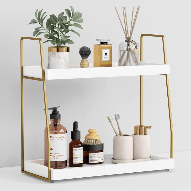 Forbena Organizador de baño, organizador de mostrador para decoraci...