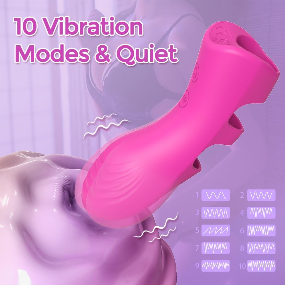 Vibrador de dedo para adultos, juguetes sexuales para mujeres, jugu...