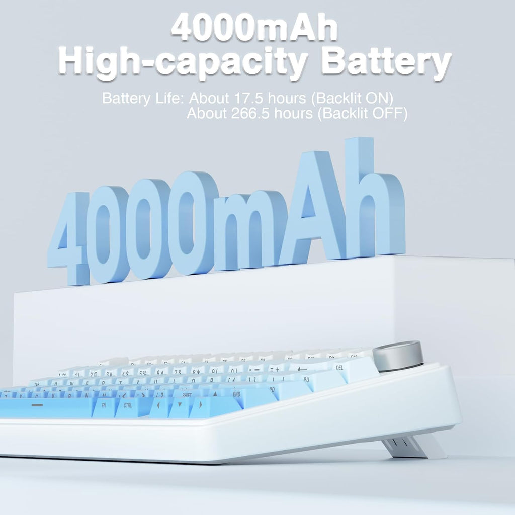 Teclado mecánico inalámbrico AULA F75 Pro, teclado personalizado in...