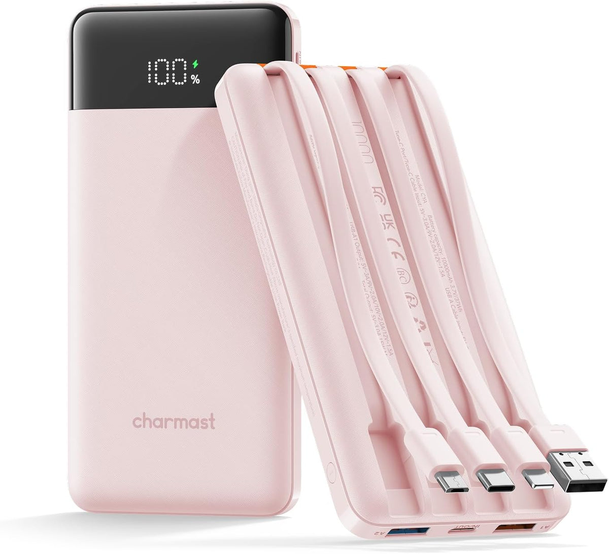cargador portátil charmast, banco de energía de carga rápida | comp...