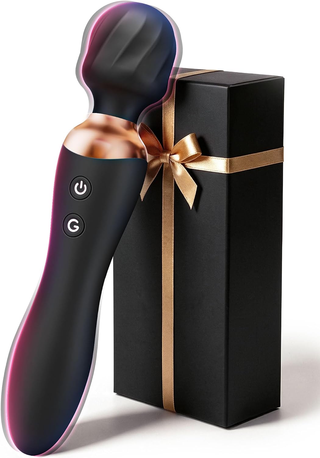 MOOLIGIRL Vibrador Varita Consolador de doble extremo, juguete sexu...