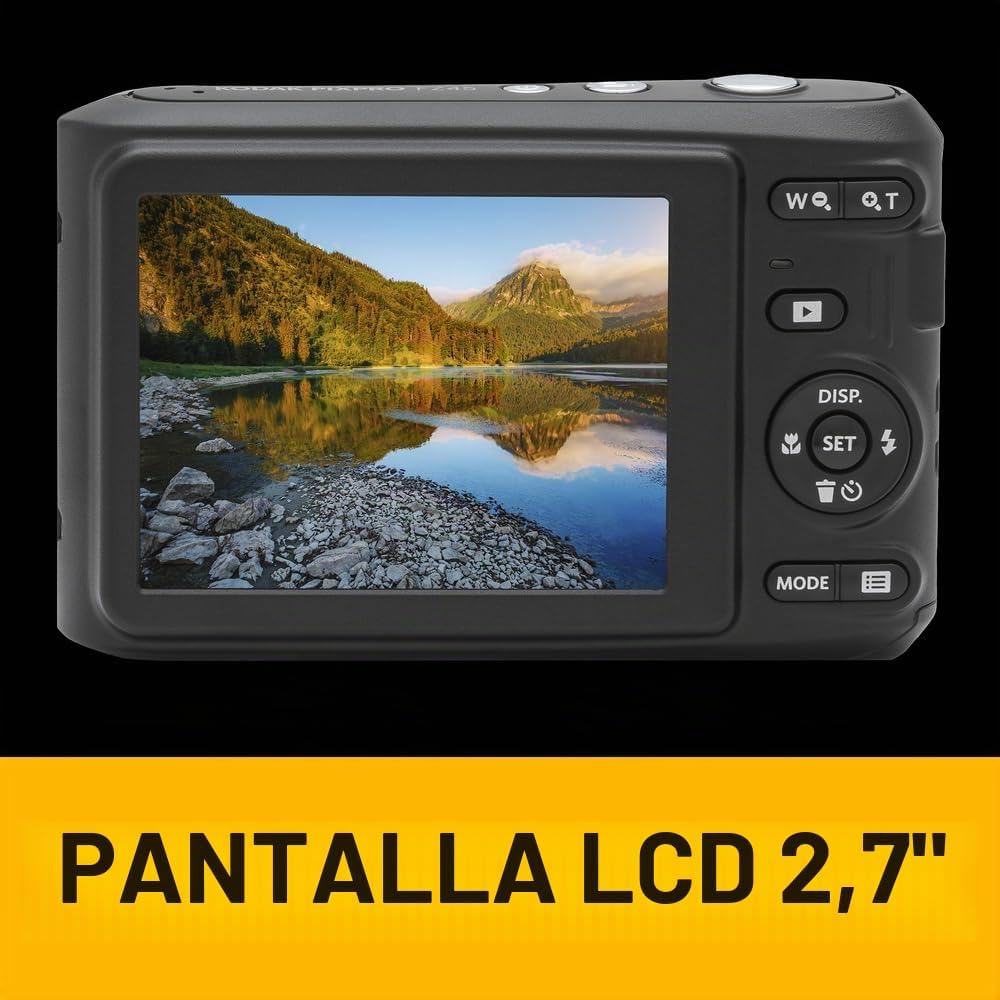KODAK PIXPRO FZ45 - Cámara digital compacta de 16 MP, zoom óptico 4...
