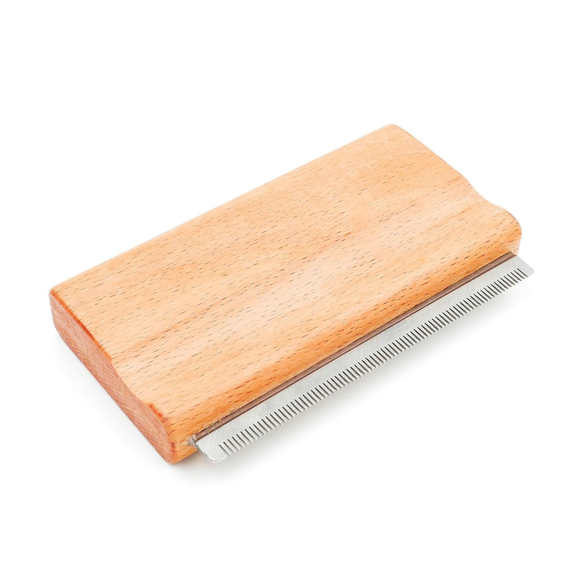 Cooncicy Cepillo para perros con mango de madera | Peine de deshedd...