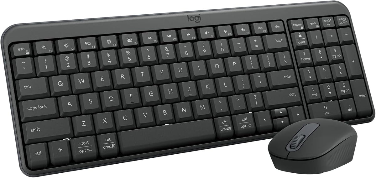 Logitech MK250 Combo de teclado y mouse inalámbricos Bluetooth - Gr...