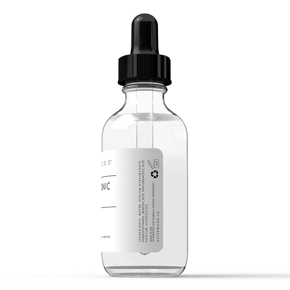 Suero de ácido hialurónico puro Asterwood para rostro, antienvejeci...