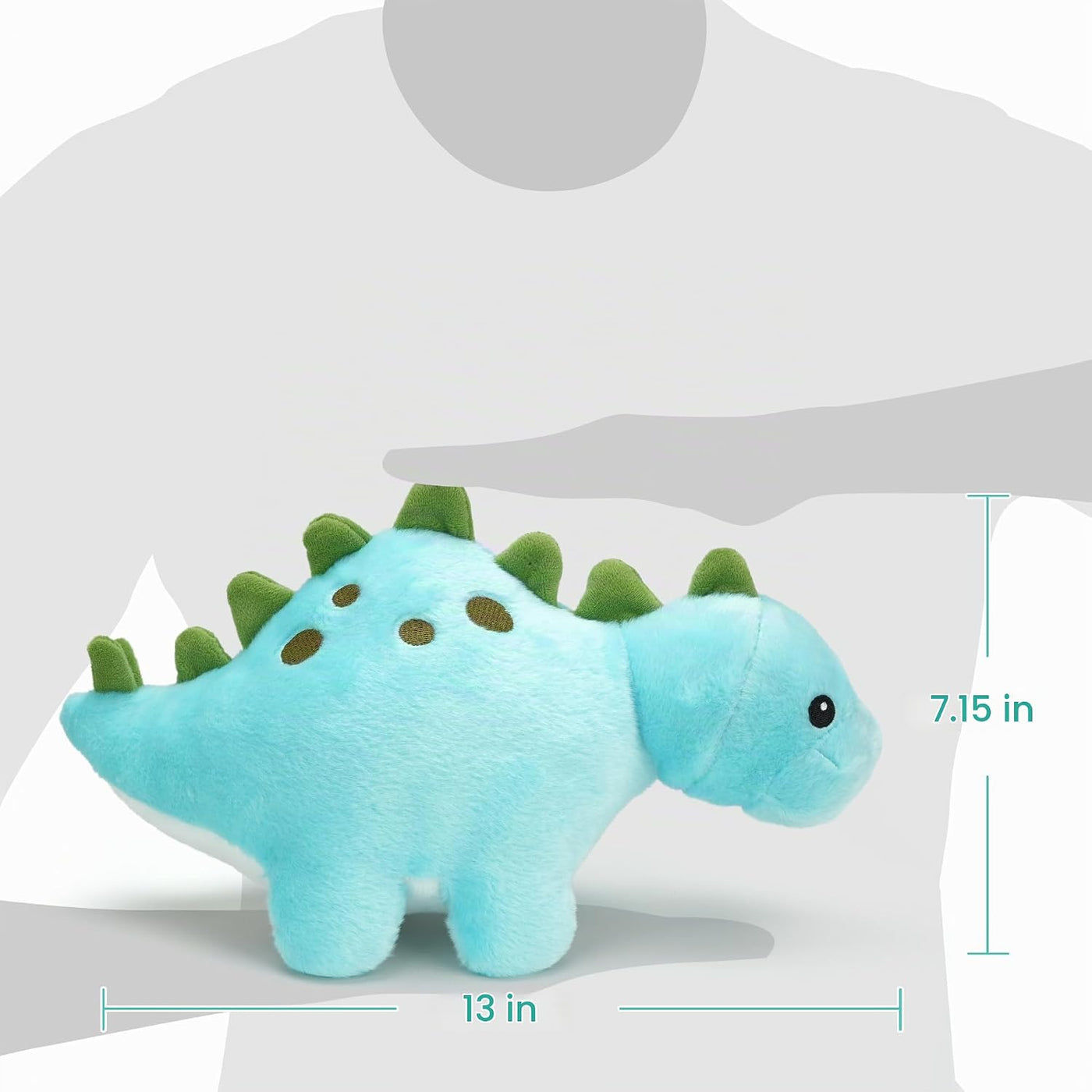 BenBen Animal de peluche de dinosaurio, juguetes de peluche de dino...