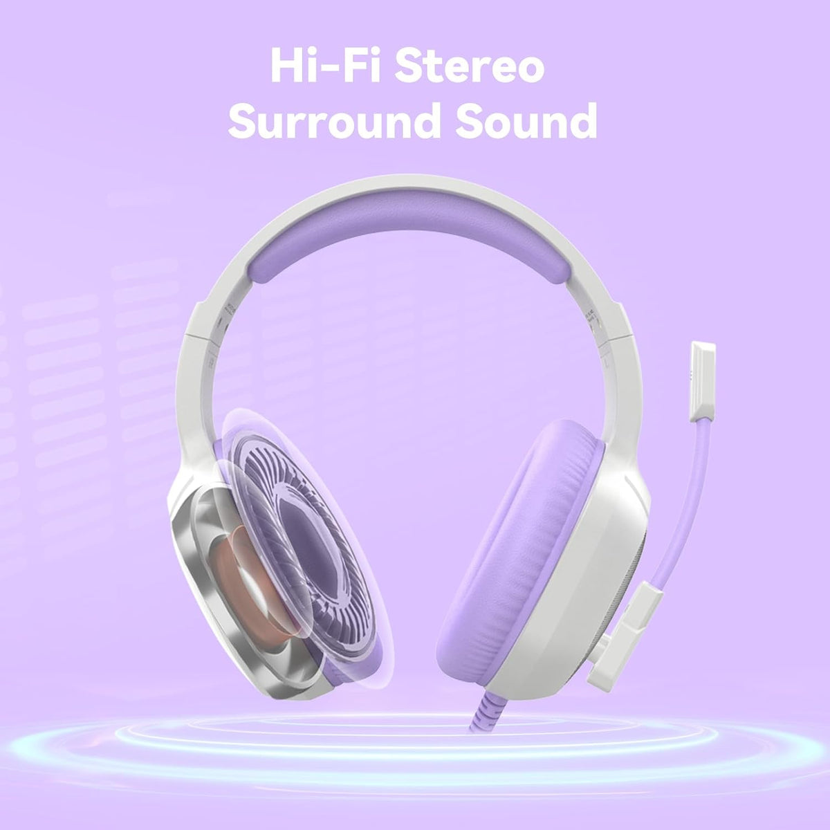 Auriculares para juegos IMYB A36 con micrófono estéreo para PC, PS5...
