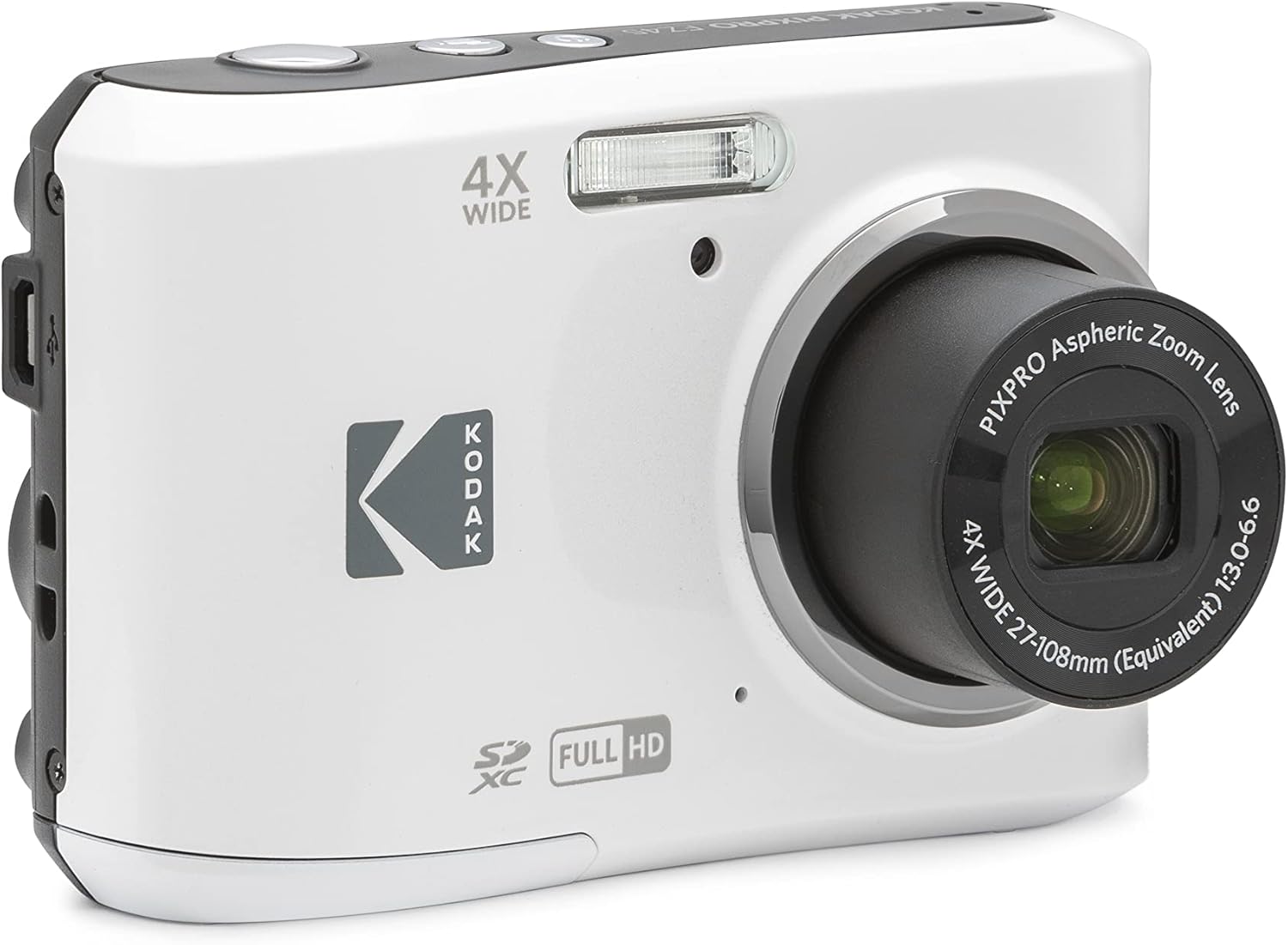 KODAK PIXPRO FZ45 - Cámara digital compacta de 16 MP, zoom óptico 4...