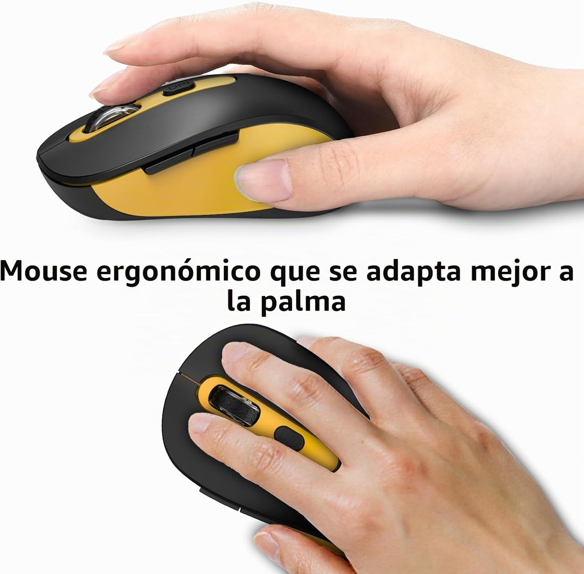 Ratón inalámbrico para laptop, PC, Chromebook, Mac, MacBook, ratón...