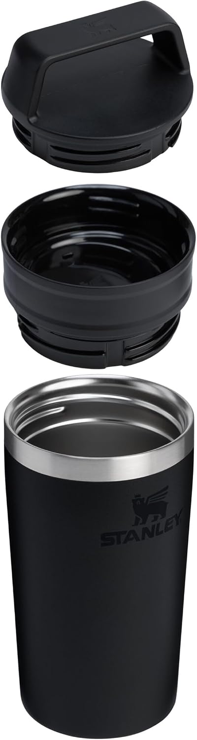 STANLEY 1913 Café to-Go Taza De Viaje 0.35L - Negro | Mantiene 4 ho...