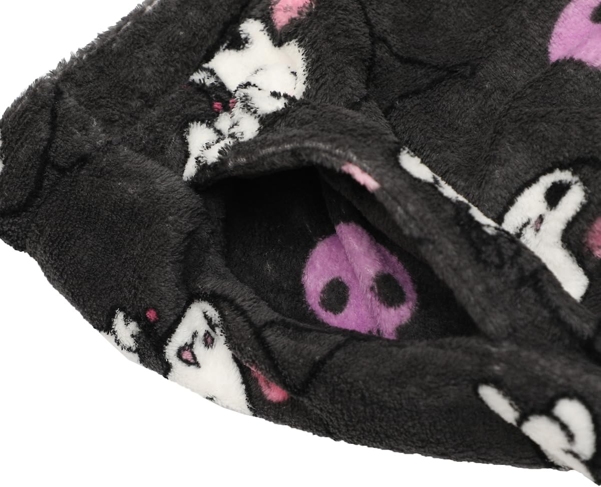 Kuromi - Pantalón de pijama de felpa para mujer