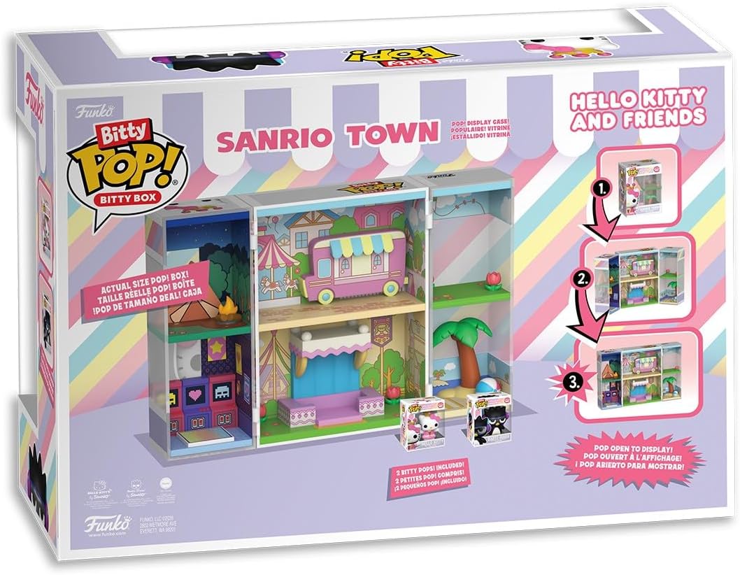 Funko Bitty Boxes: Sanrio Town: Hello Kitty y Badtzmaru | Producto...