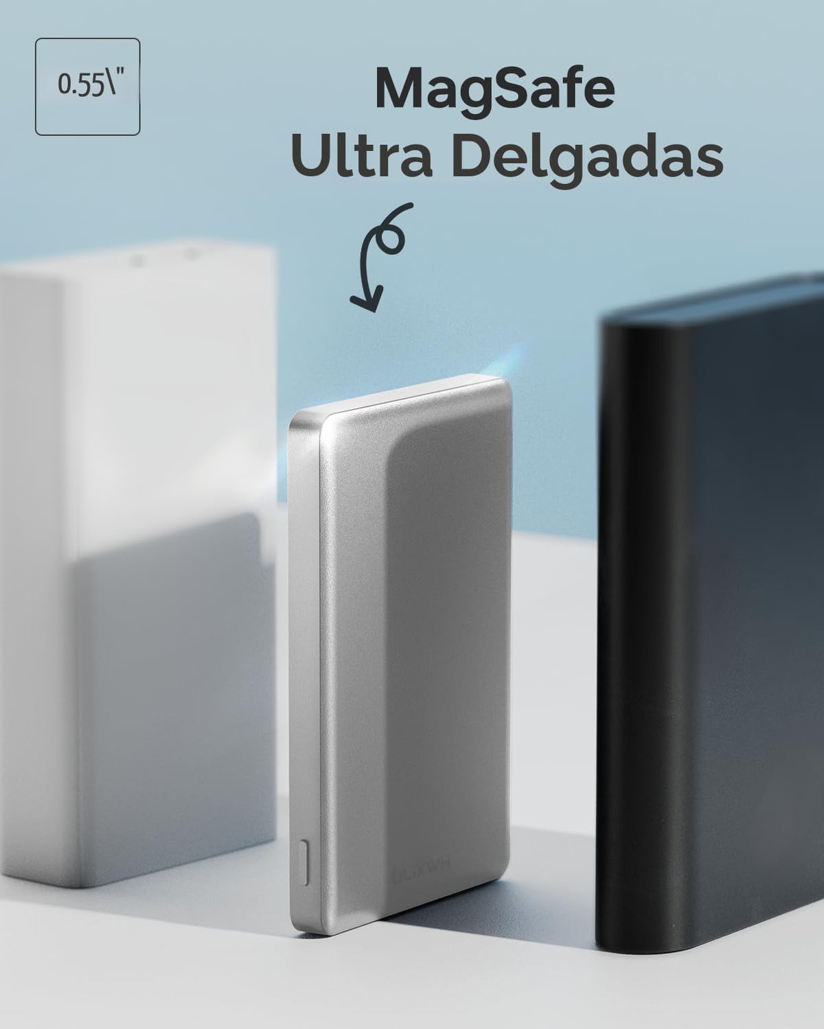 ULiXWH 10,000 mAh para cargador MagSafe Power Bank de carga rápida...