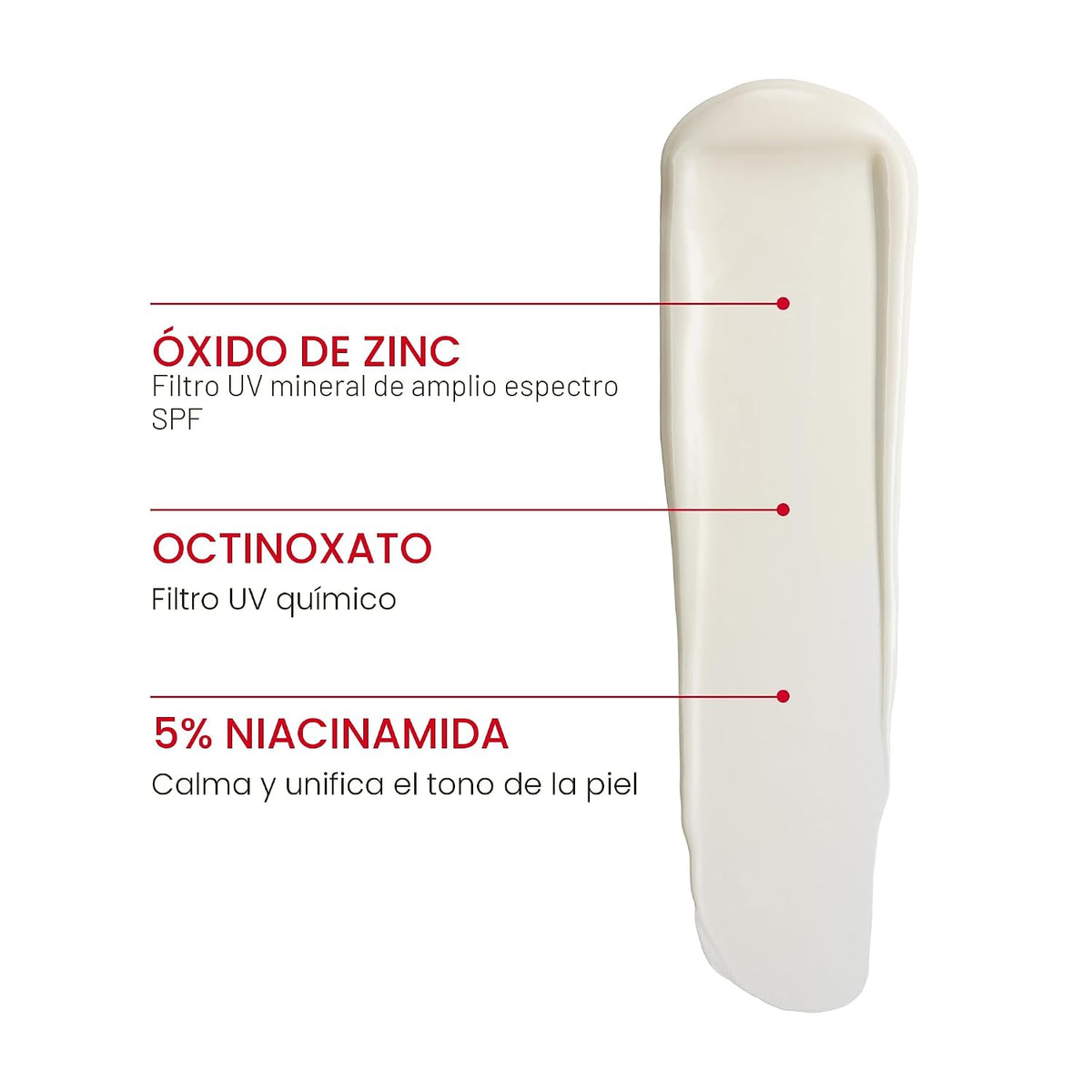 Protector solar facial transparente UV EltaMD con óxido de zinc, si...