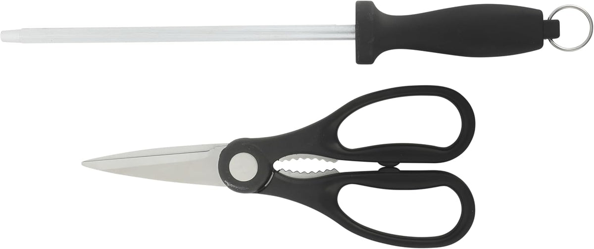 Oster Eddington Juego de 16 cuchillos de cocina de acero inoxidable...