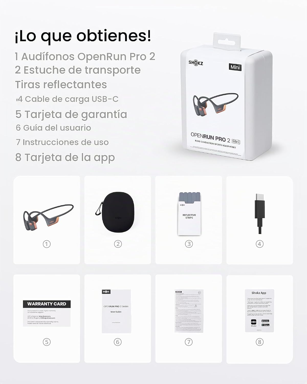 SHOKZ OpenRun Pro 2 Auriculares de conducción ósea, oro rosa | Colo...