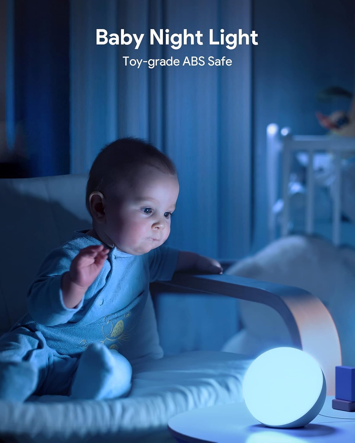 Lámpara táctil Hifree, luz nocturna multicolor para niños, pequeña...