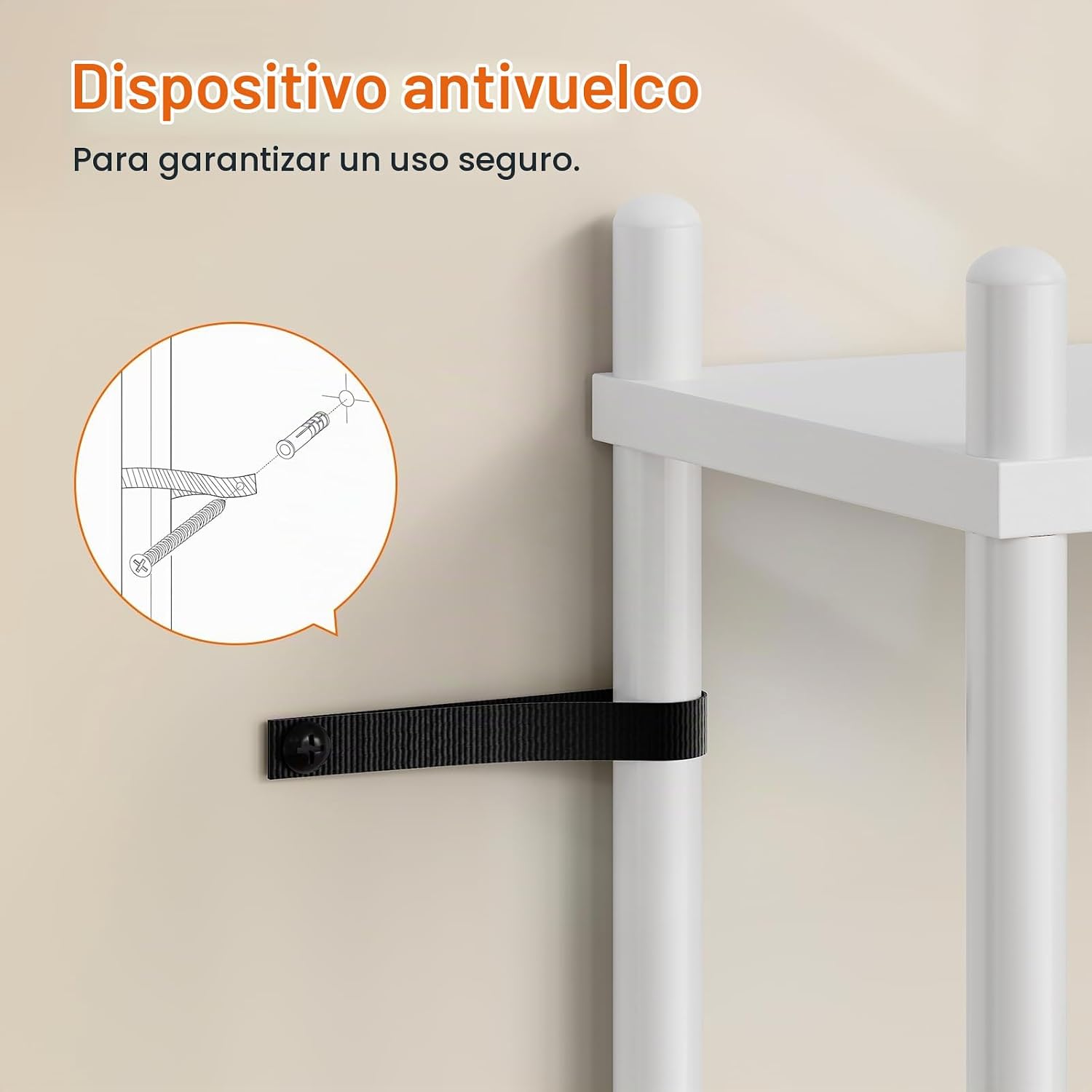 HOOBRO Almacenamiento sobre el inodoro, organizador de baño de 3 ni...