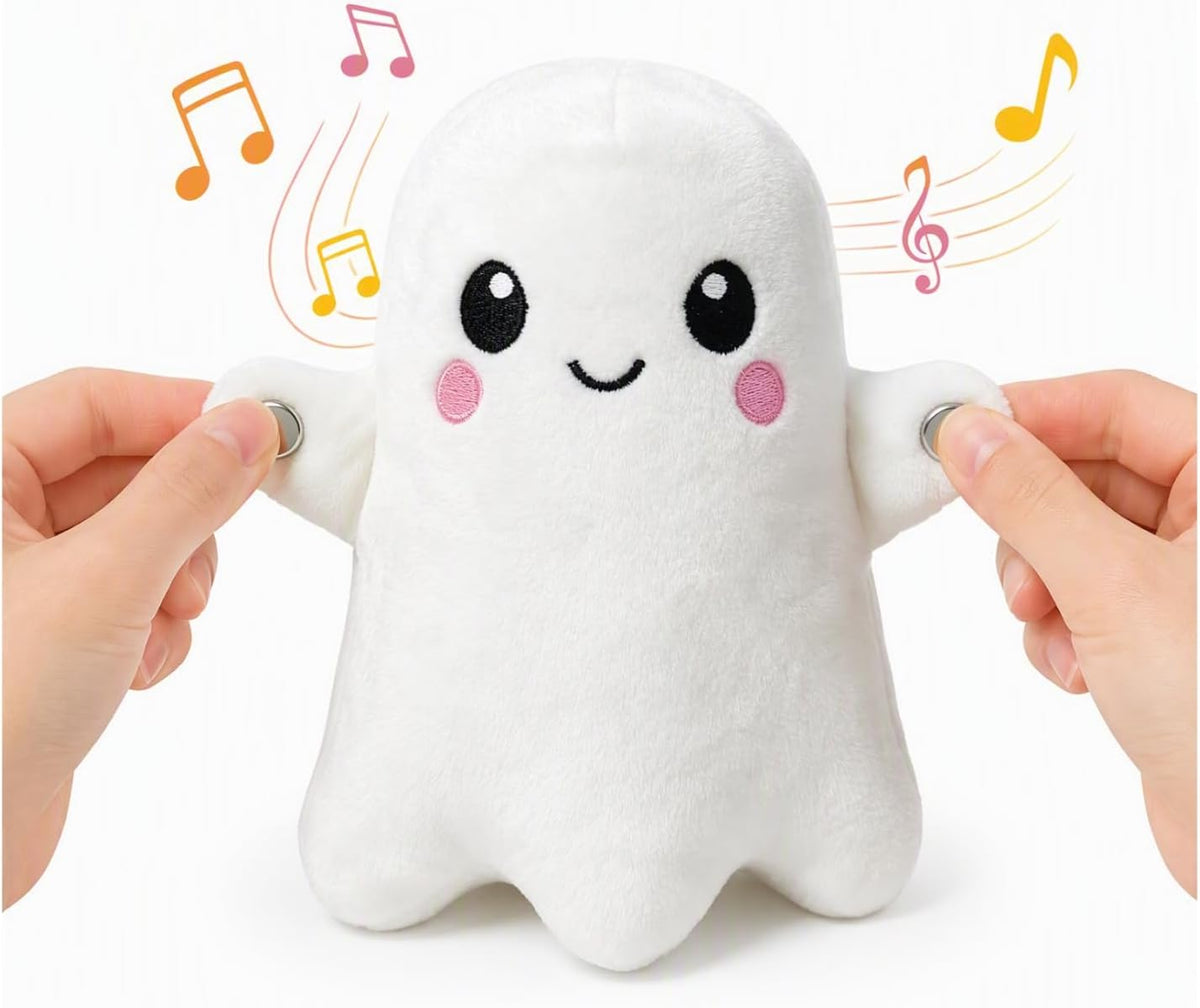 DoddyFun Juguetes sensoriales musicales, juego interactivo de peluc...