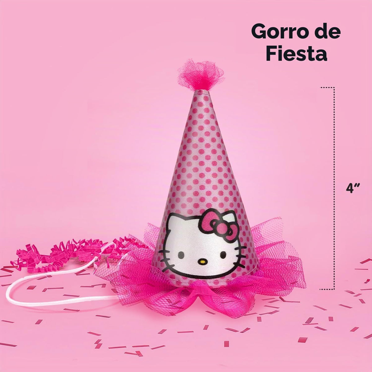 Megatoys Juego de regalo de fiesta de Hello Kitty: caja de lata, es...