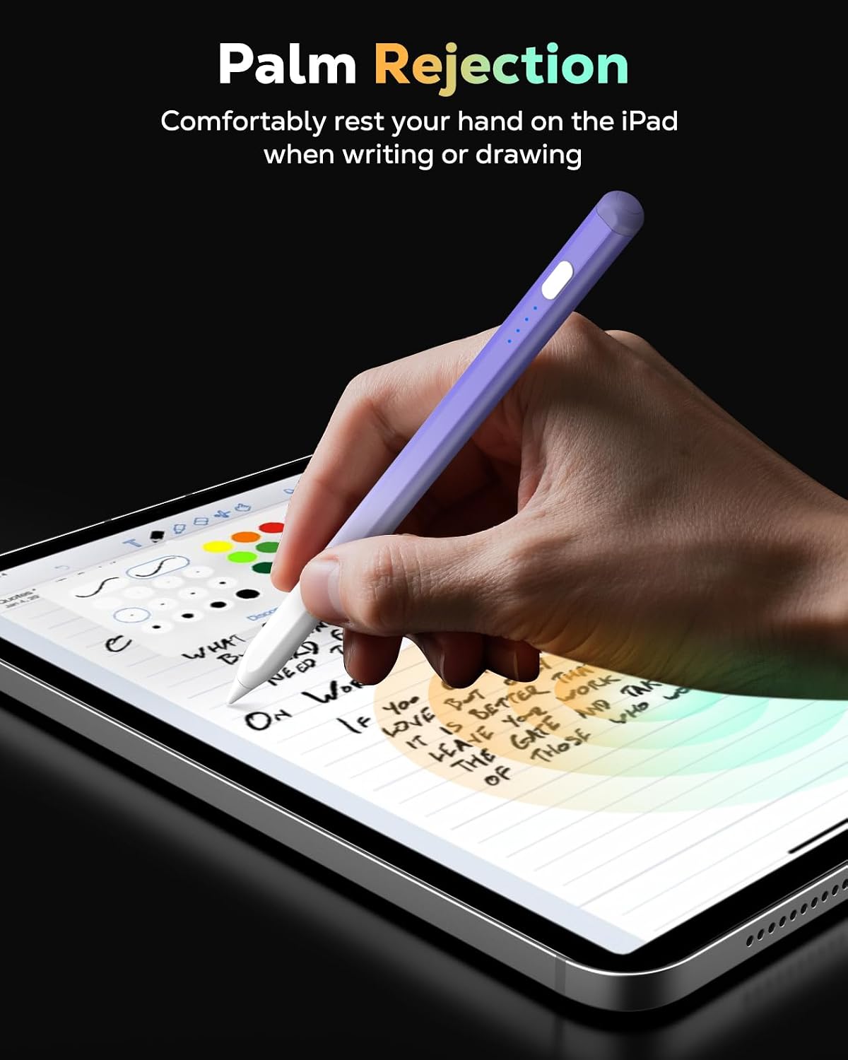 MoKo Pencil para iPad(A16) 11.ª y 10.ª generación, carga rápida USB...